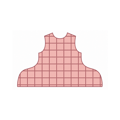 BABY BIB & TRAY SET｜Berry Gingham